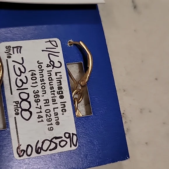 BNWT gold earrings - Picture 3 of 3